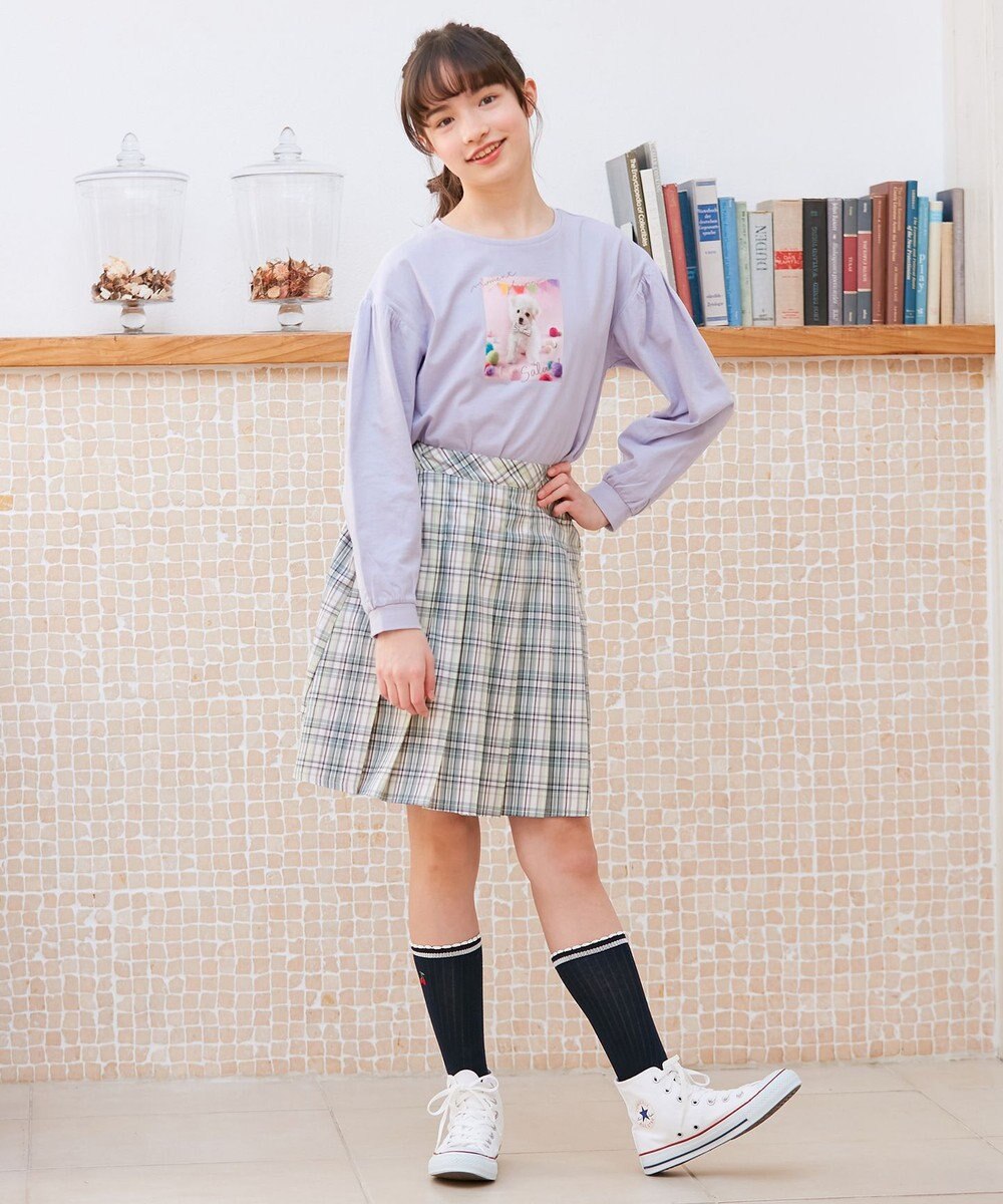 ANY KIDS フォトプリント 長袖 Ｔシャツ 