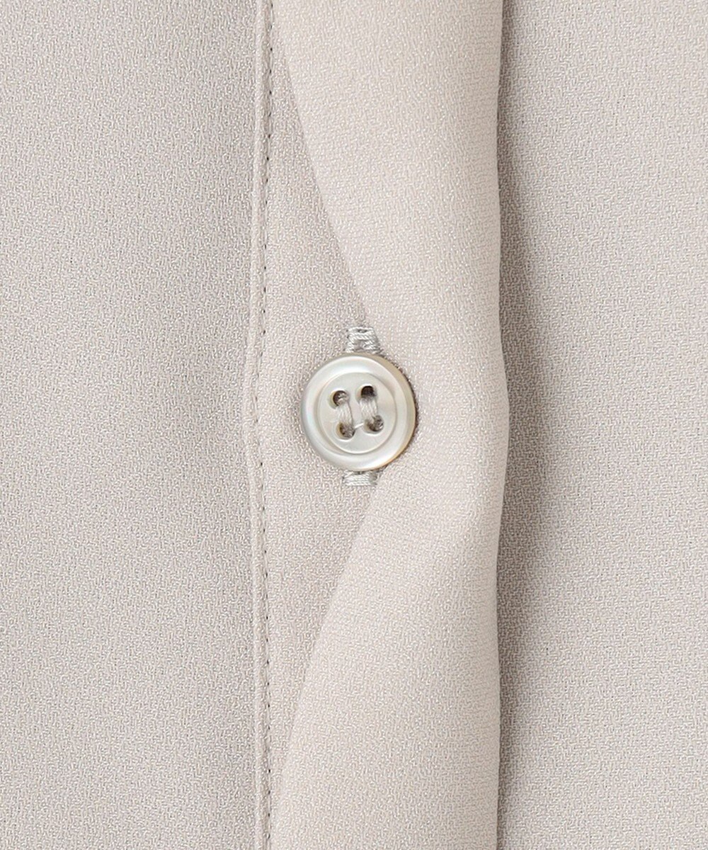 ICB L 【接触冷感・UVケア・速乾・洗える】FluidBackSatin スリットスリーブシャツ 