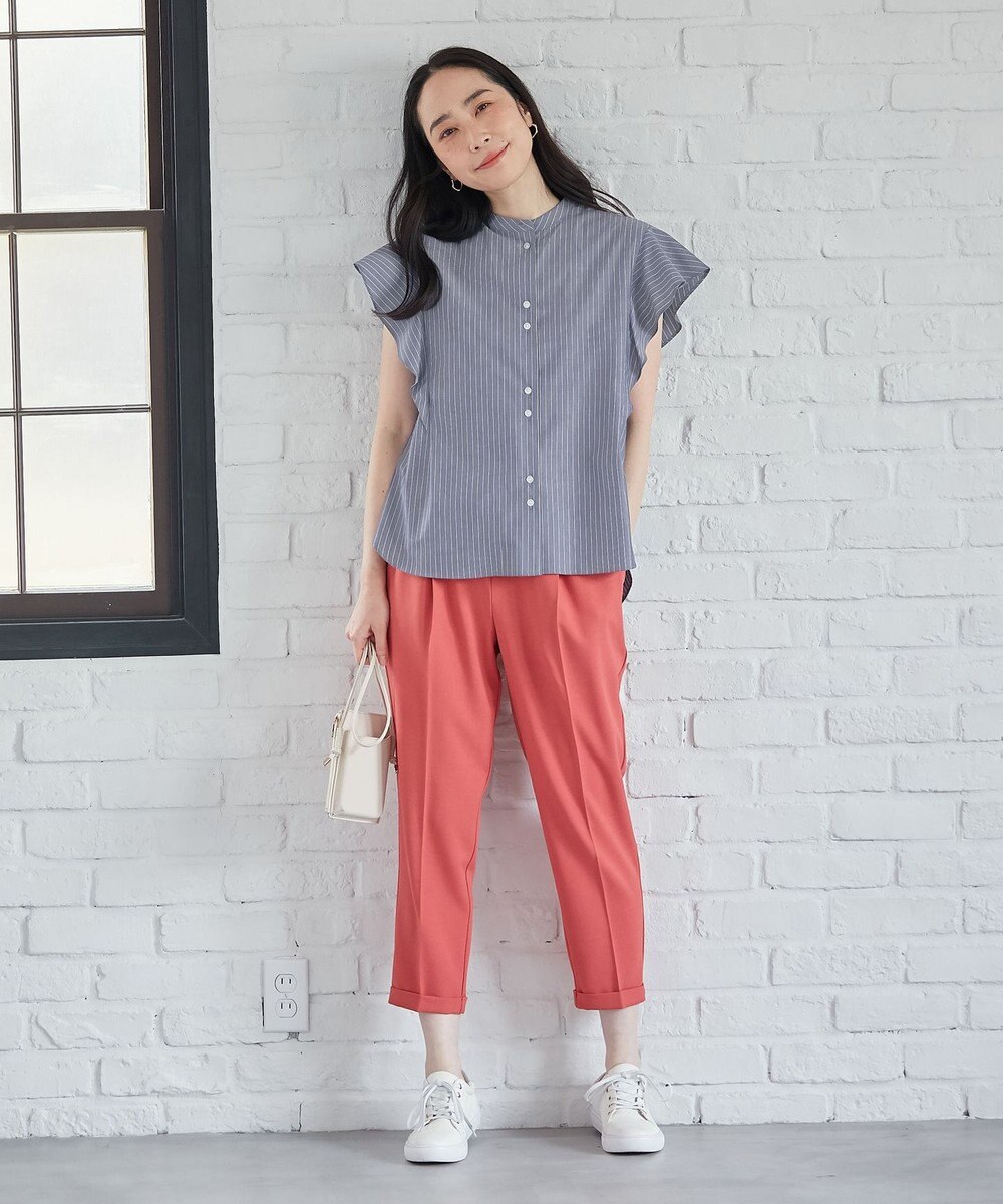 ANY 【UVケア/接触冷感/ウエストゴム】イージーケア美脚パンツⅡ 