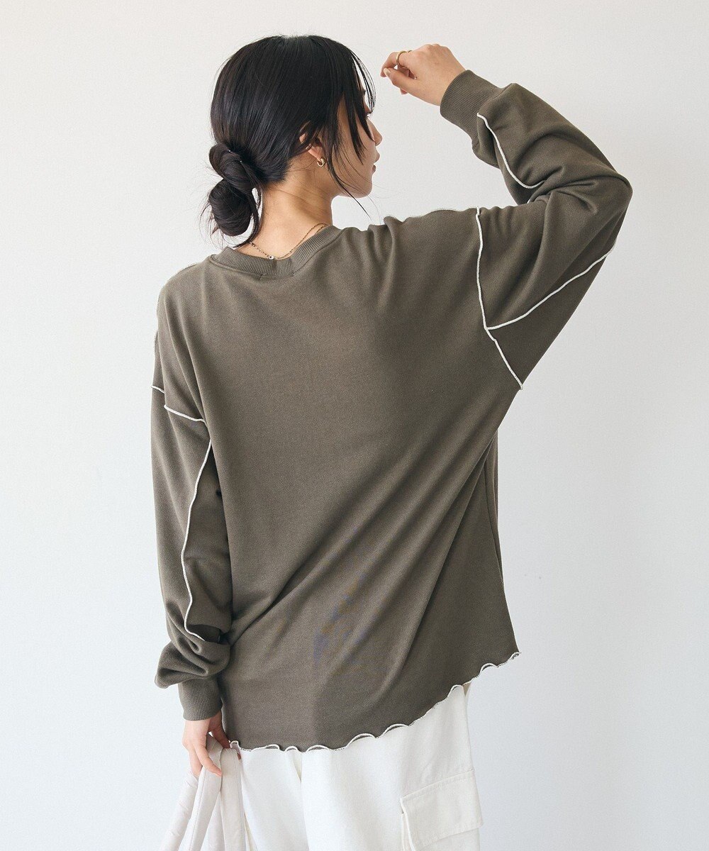 CRAFT STANDARD BOUTIQUE 配色ロゴメロープルオーバー 