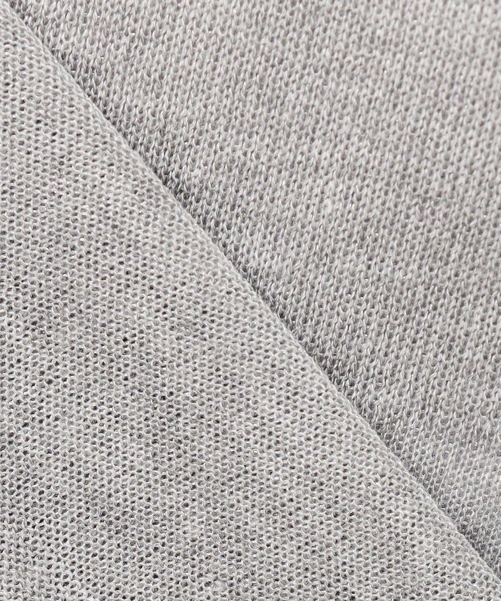 自由区 【ワコールコラボ】【洗える】シアーボーダー ニット 