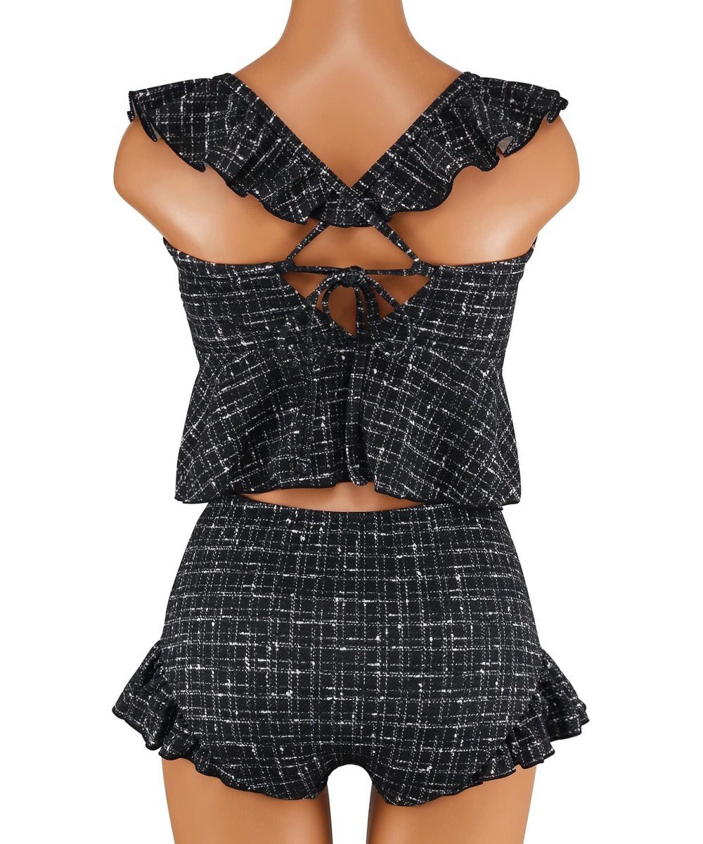 San-ai Resort（三愛水着楽園） フリルビスチェノンワイヤービキニ　9M　【San-ai Resort（サンアイリゾート）】 