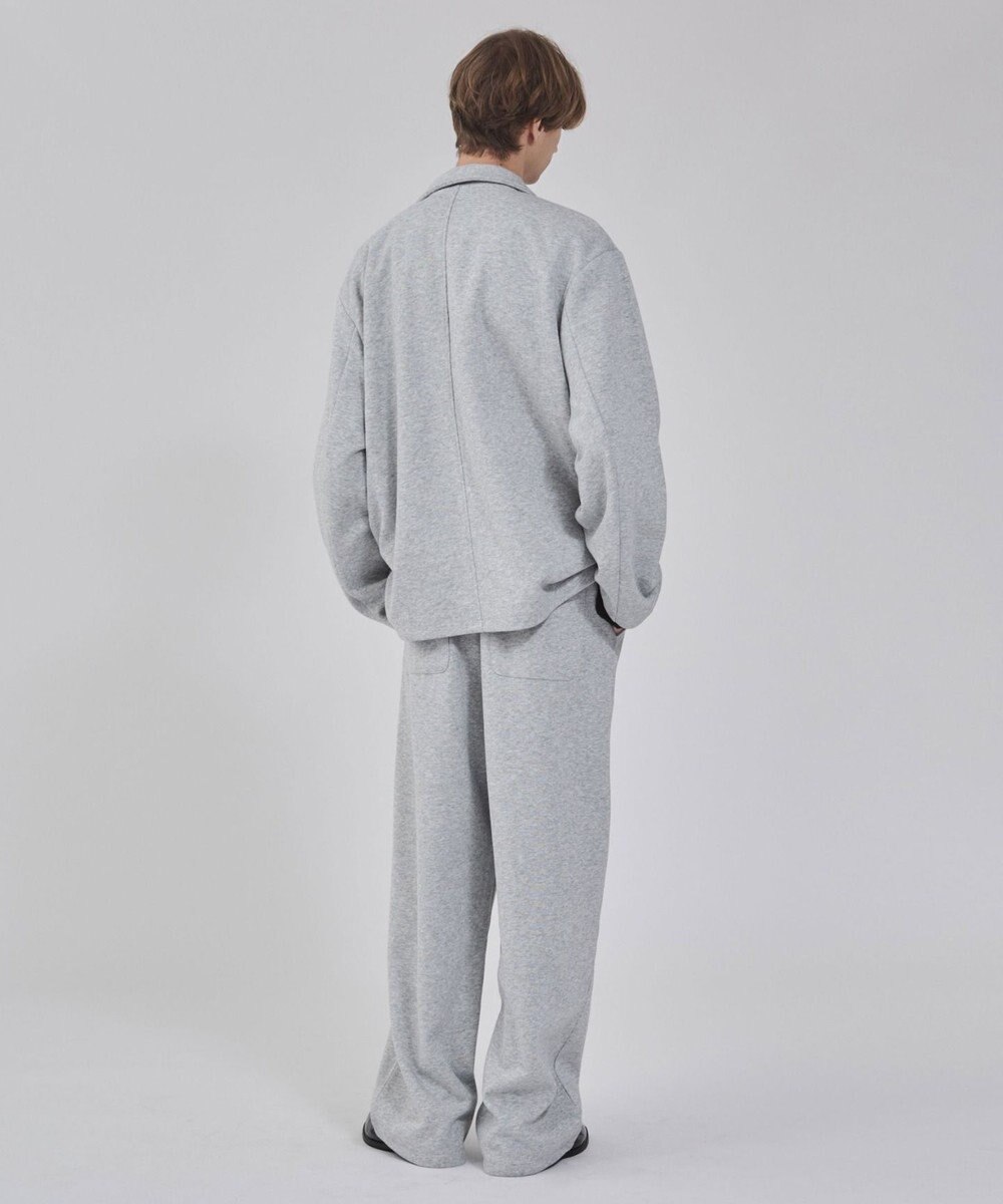 WEGO 【ユニセックス着用ITEM/MLサイズ展開】ボンディングスウェットテーラードジャケット 