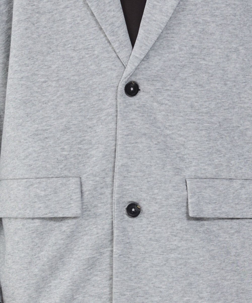 WEGO 【ユニセックス着用ITEM/MLサイズ展開】ボンディングスウェットテーラードジャケット 