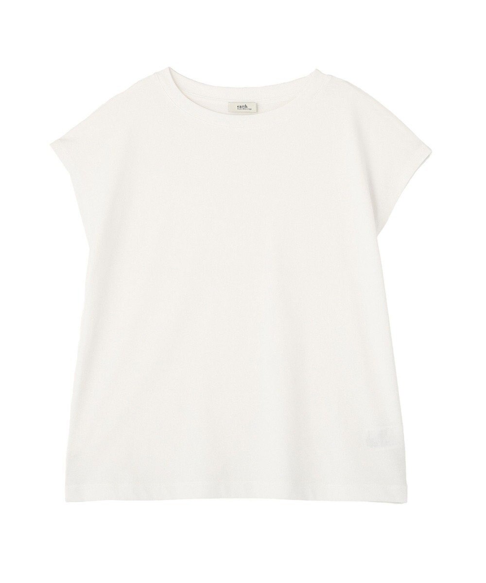 earth music&ecology 【遮熱・接触冷感・UVカット】フレンチスリーブTシャツ 