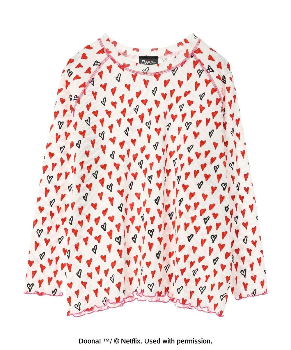 Green Parks ●ＤＯＯＮＡ！　ハートｐｔワッフルプルオーバー 