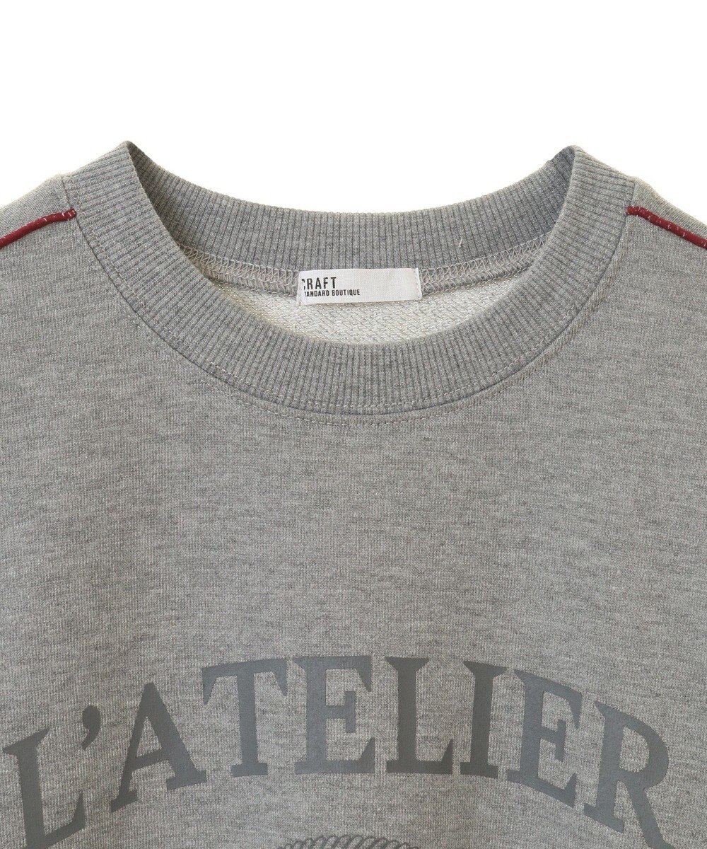 CRAFT STANDARD BOUTIQUE 配色ロゴメロープルオーバー 