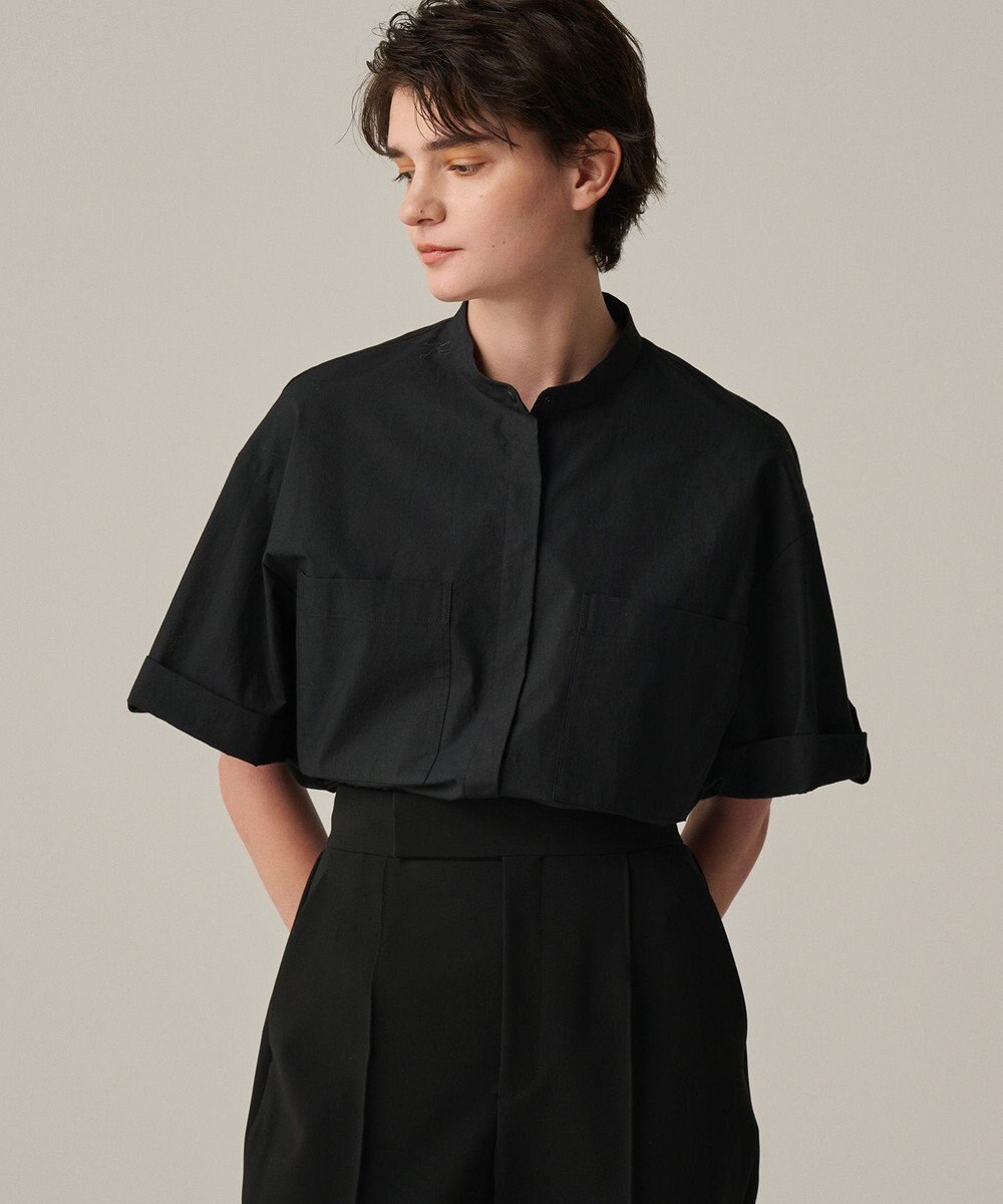 uncrave 【洗濯機洗い可】カラータイプライター ショートシャツ（uncrave WHITE） 