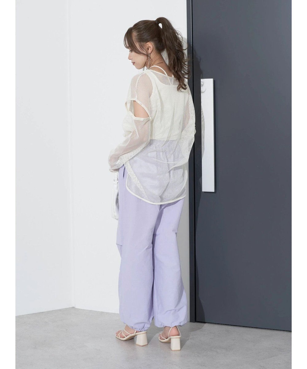 earth music&ecology ＳＥＴ２点メッシュプルオーバー＋タンクトップ 