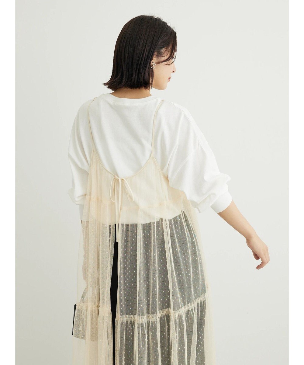 Green Parks ・ＥＬＥＮＣＡＲＥ　ＤＵＥ　２ｗａｙチュールキャミワンピ 