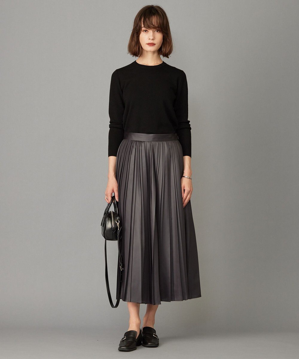 ICB 【洗える】エクストラファインメリノ クルーネックプルオーバー 