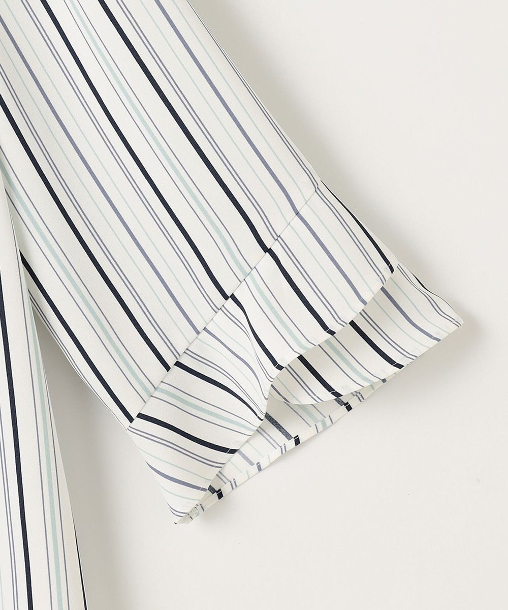 ANY SIS S 【洗える】ラッフルフレアジョーゼット ブラウス 