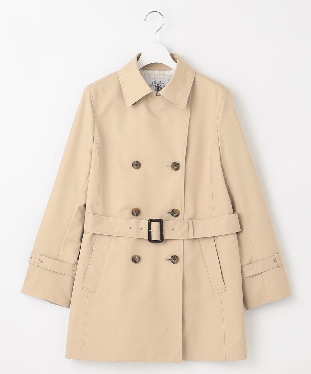 J.PRESS LADIES 【撥水】80/2 T/C ツイル トレンチコート 