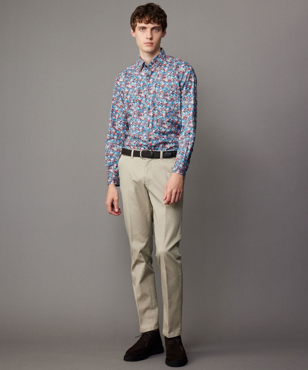 JOSEPH ABBOUD 【ウエストも伸びる！・新色追加】オーガニックストレッチパンツ 