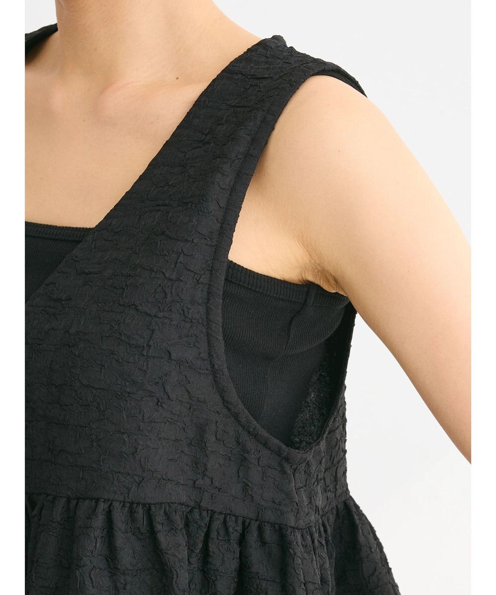 Green Parks ジャガードペプラムＺｉｐベスト 