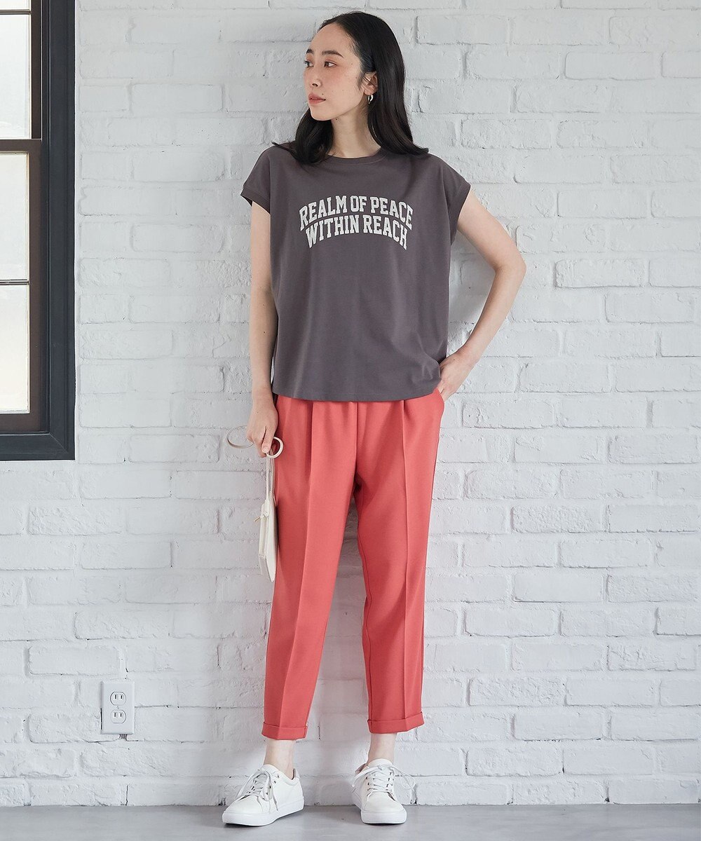 ANY L 【UVケア/接触冷感/ウエストゴム】イージーケア美脚パンツⅡ 