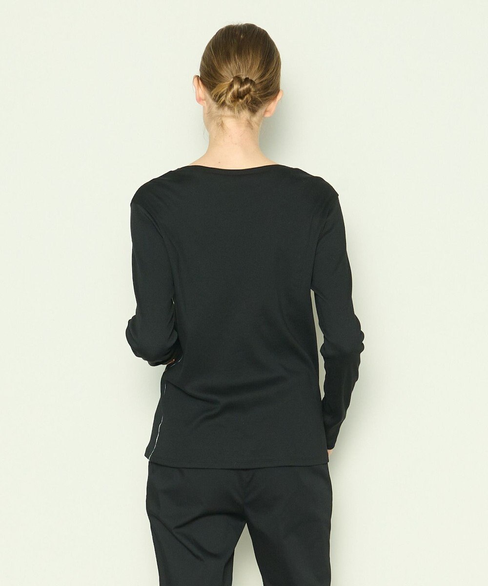 JOSEPH 【洗える】クリーミーリブ　ロングスリーブトップス 