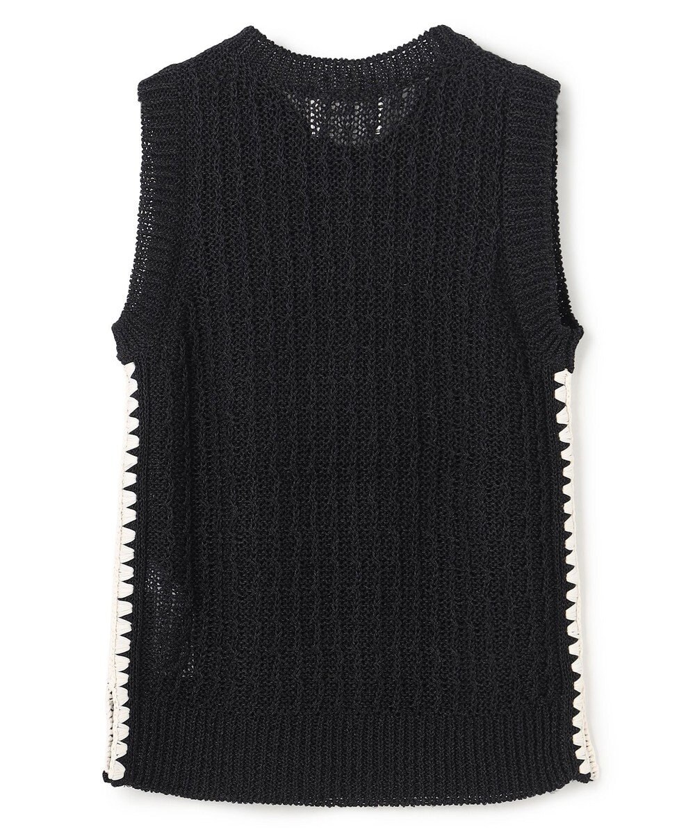 BEIGE， ATACAM / テープヤーン ノースリーブニット 