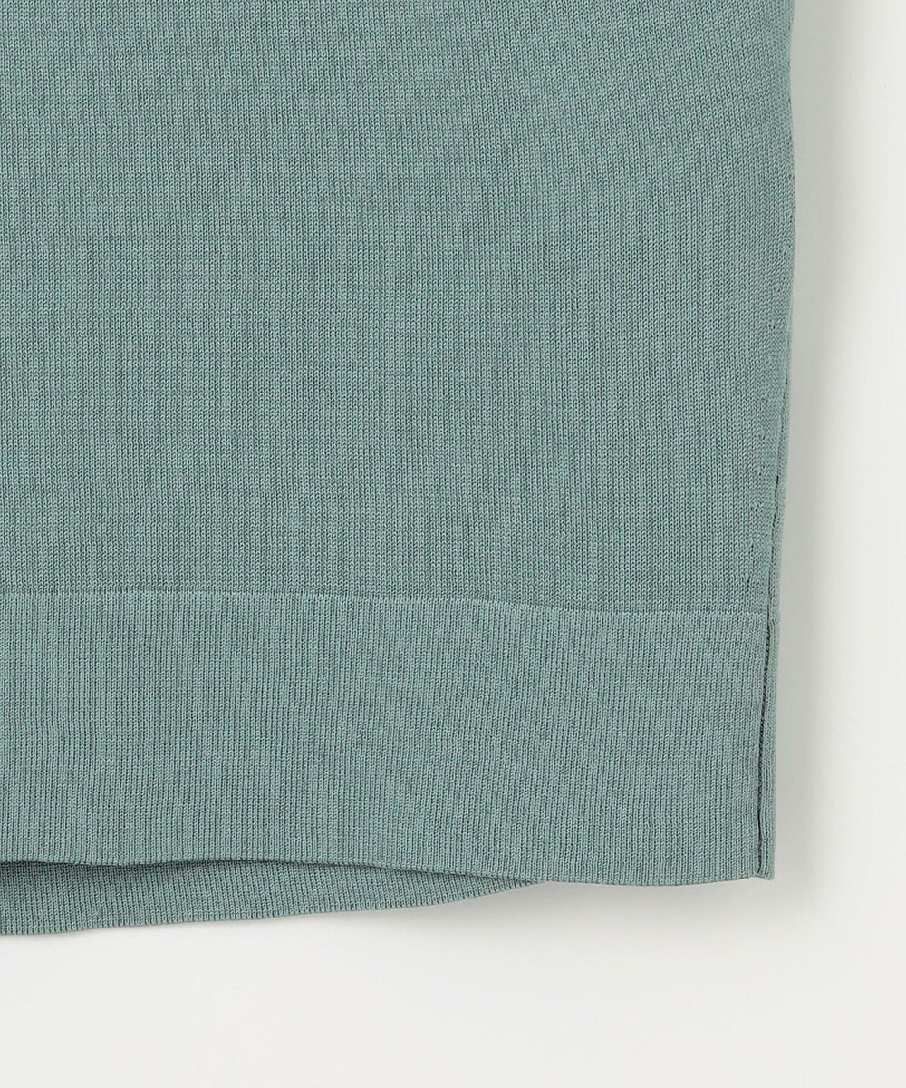 J.PRESS LADIES L 【洗える】COTTON POLYESTER 襟付き ニット 