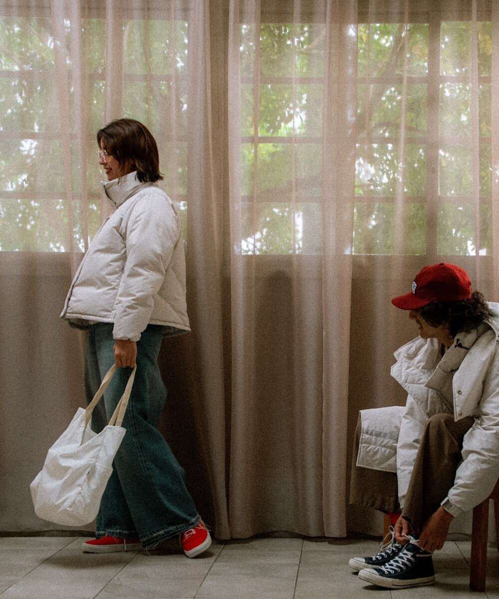 KWD 【日本製/高品質ダウン】STAND COLLAR DOWN BLOUSON ダウンブルゾン 