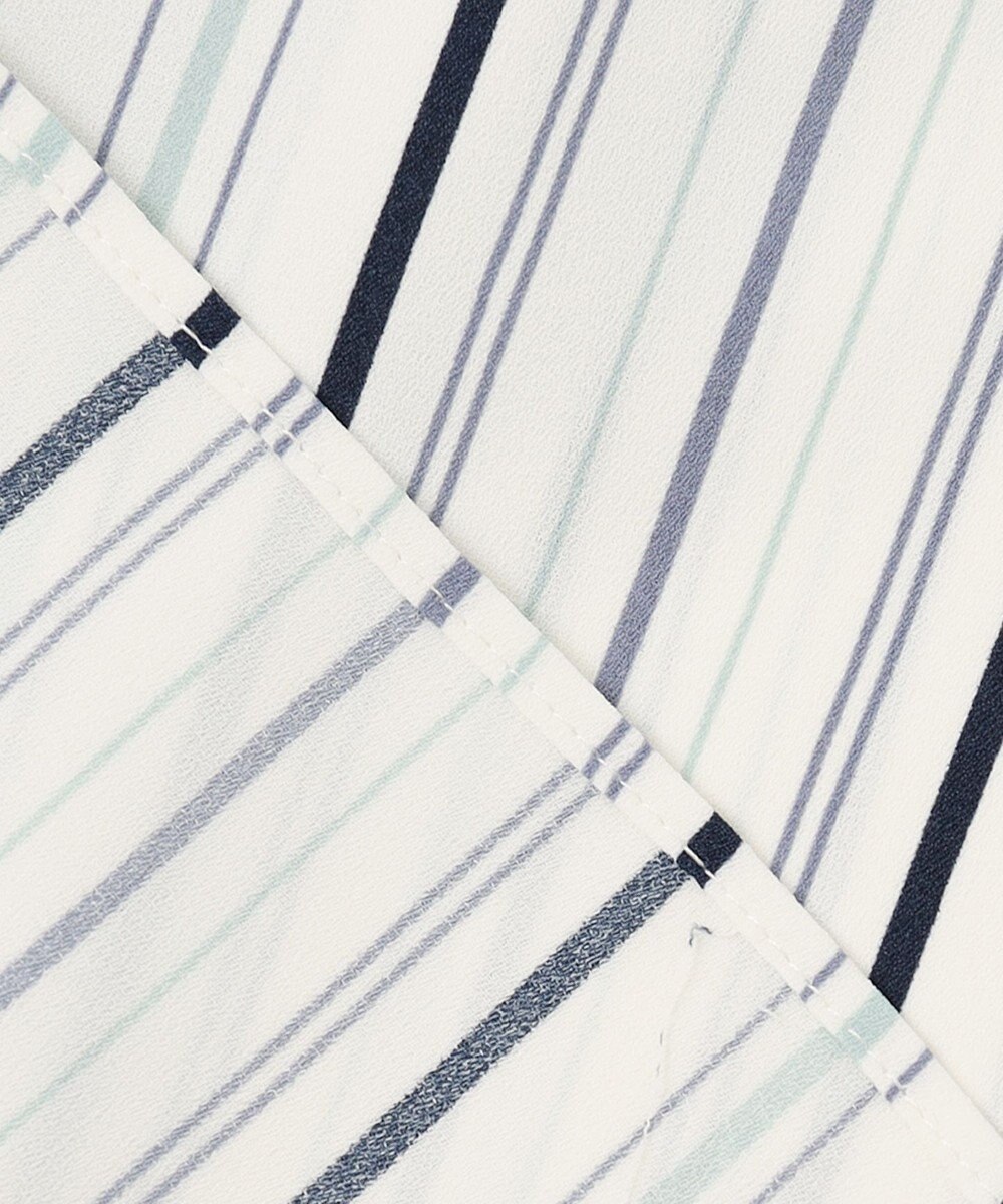 ANY SIS S 【洗える】ラッフルフレアジョーゼット ブラウス 