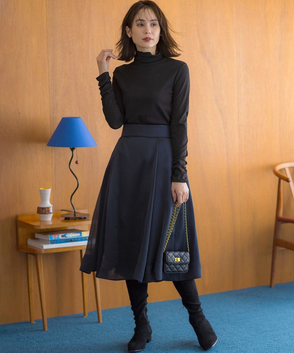 組曲 S シャイニーオーガン フレアスカート 