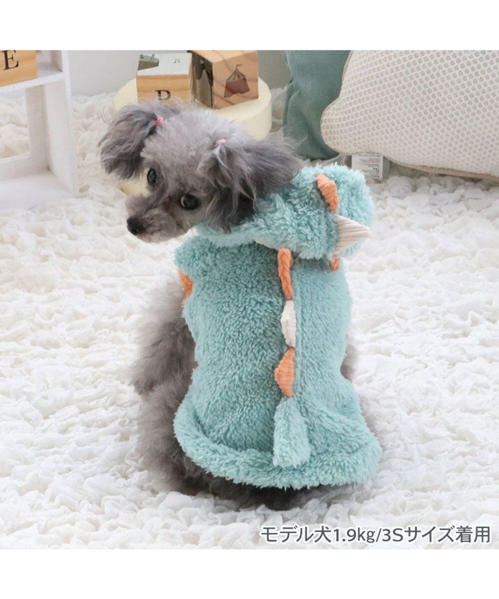 PET PARADISE ペットパラダイス 恐竜さん パーカー 小型犬 