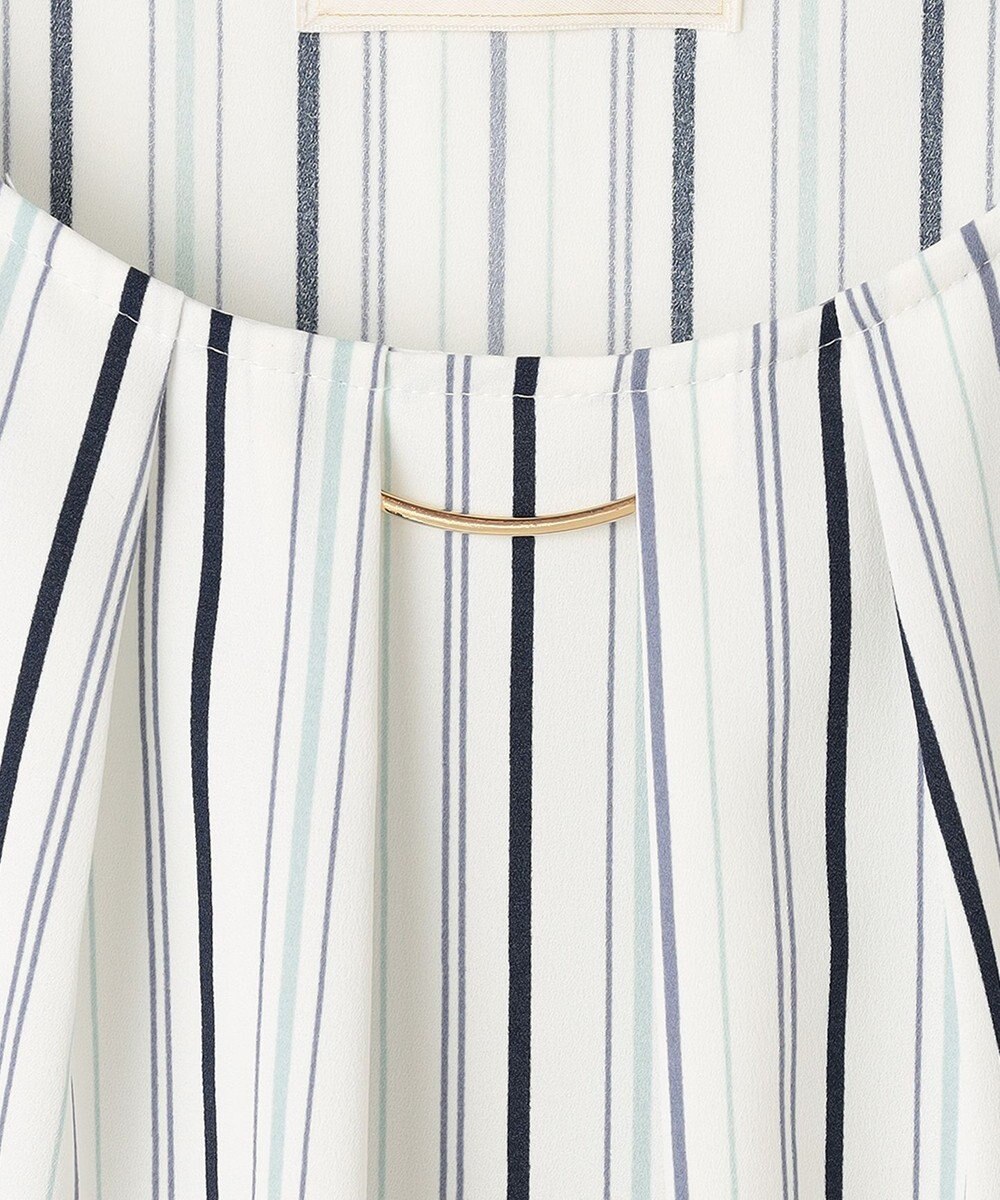 ANY SIS S 【洗える】ラッフルフレアジョーゼット ブラウス 