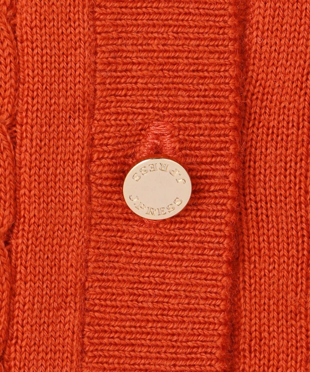 J.PRESS LADIES KNIT BASIC クルーネック カーディガン 
