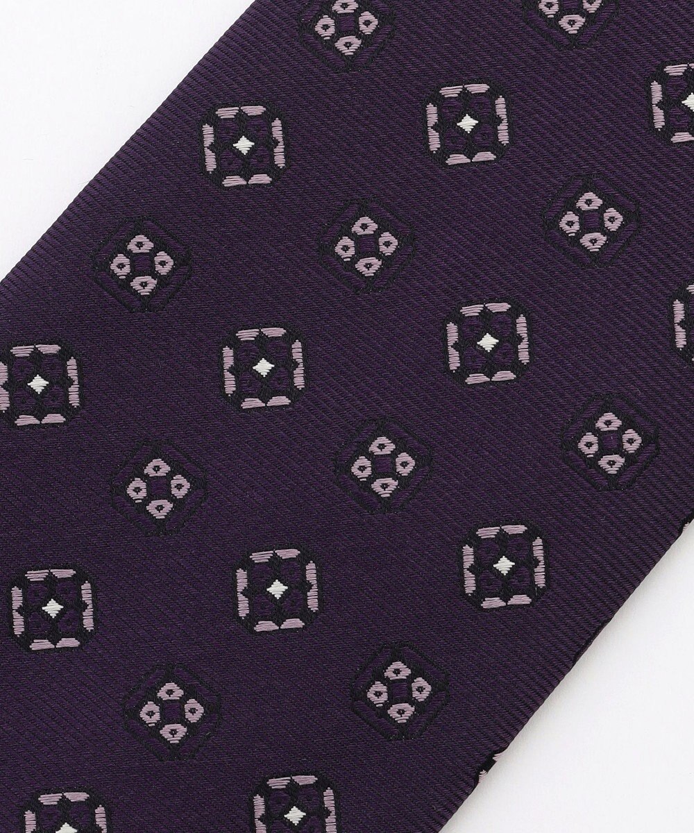 JOSEPH ABBOUD 【日本製・Holliday&Brown】クレストパターンジャカードネクタイ 