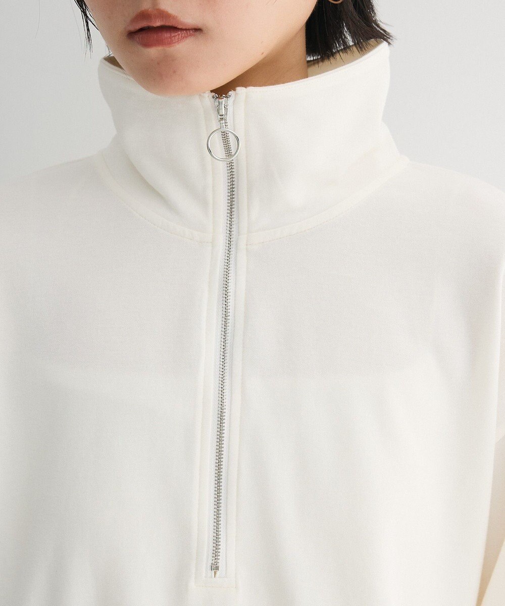 Green Parks ７分袖ハーフＺＩＰプルオーバー 