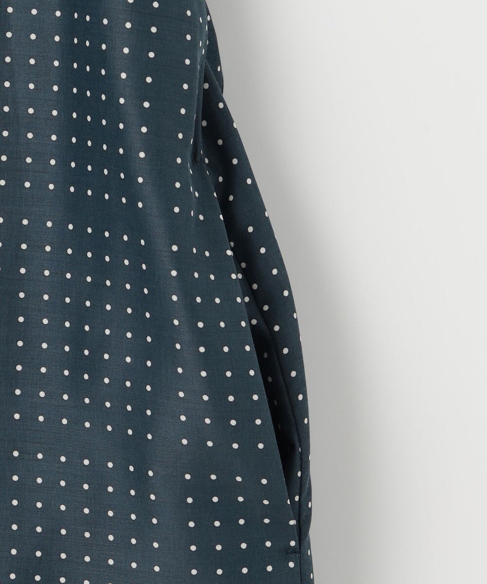 J.PRESS LADIES L 【洗える】ブロックドットプリント ワンピース 