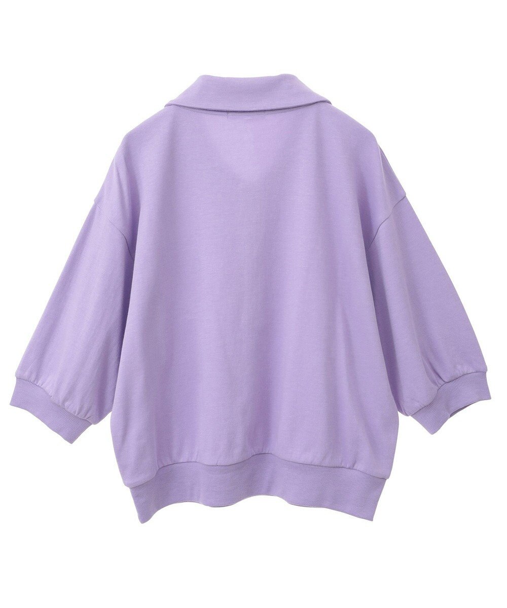 Green Parks ７分袖ハーフＺＩＰプルオーバー 