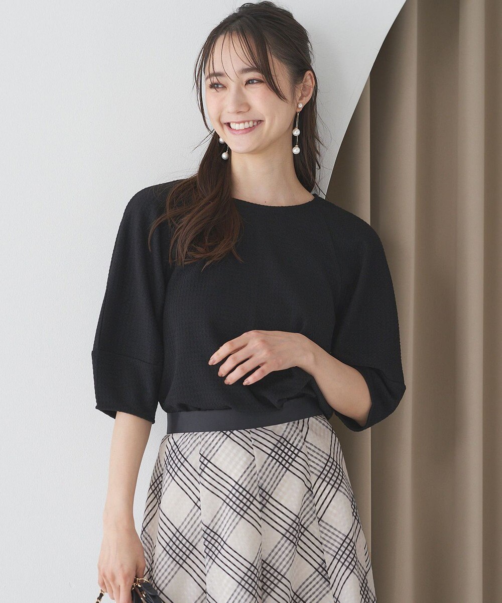 ANY SIS L 【WEB・一部店舗限定】ギャザーランタンスリーブ プルオーバー 