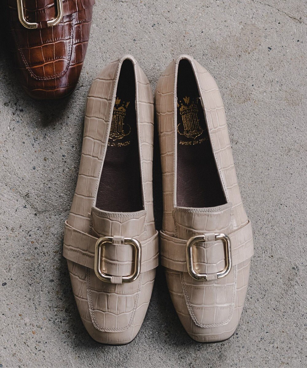 BONTRE 【BONTRE/ボントレ】スクエアバックルローファー/02251 