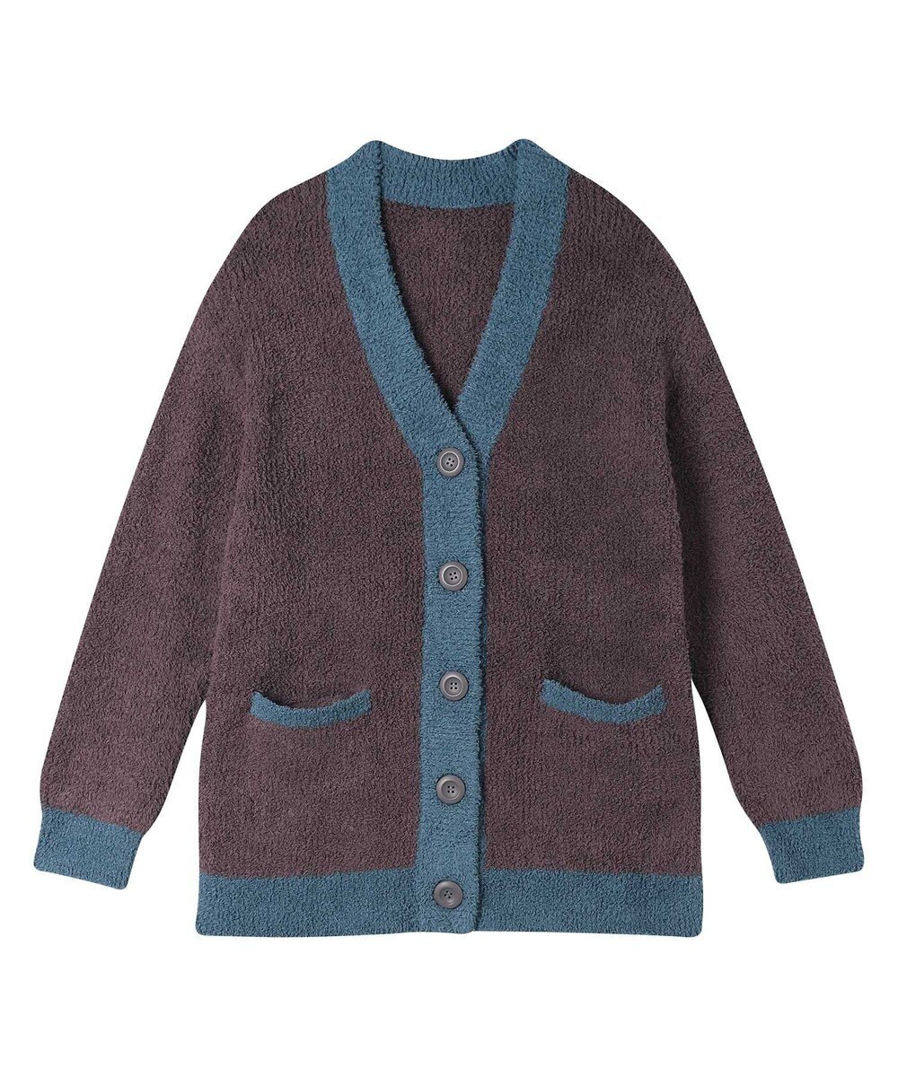 une nana cool カラーブロッキング　カーディガン 