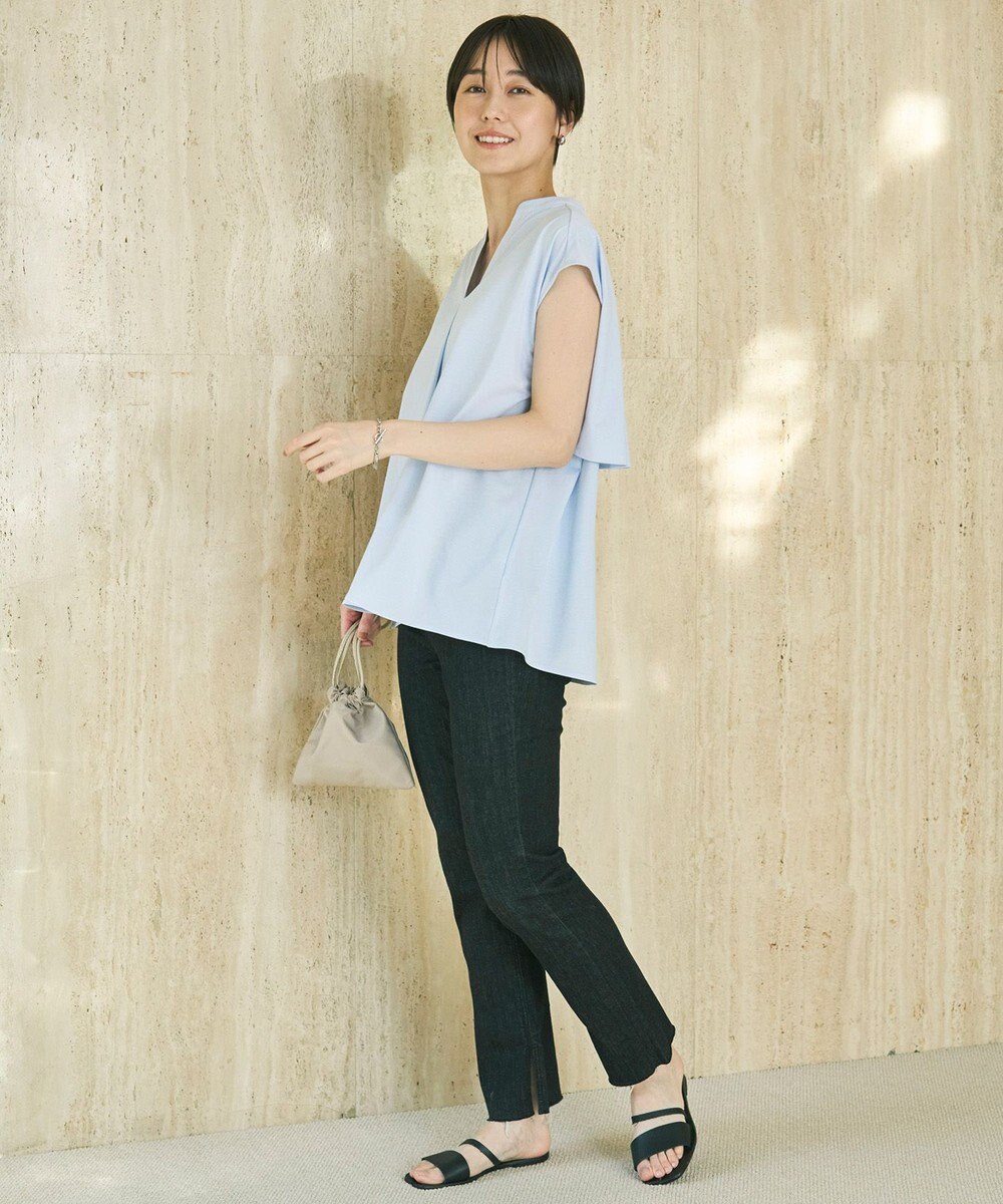 UNFILO 【UNFILO DENIM】撥水 スリムフィットデニム 