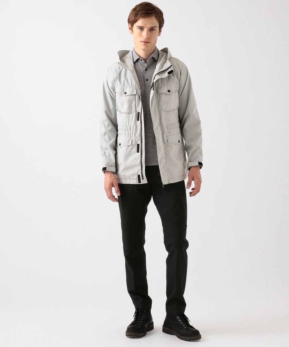 JOSEPH ABBOUD MOUNTAIN クレープドットエアー パンツ 