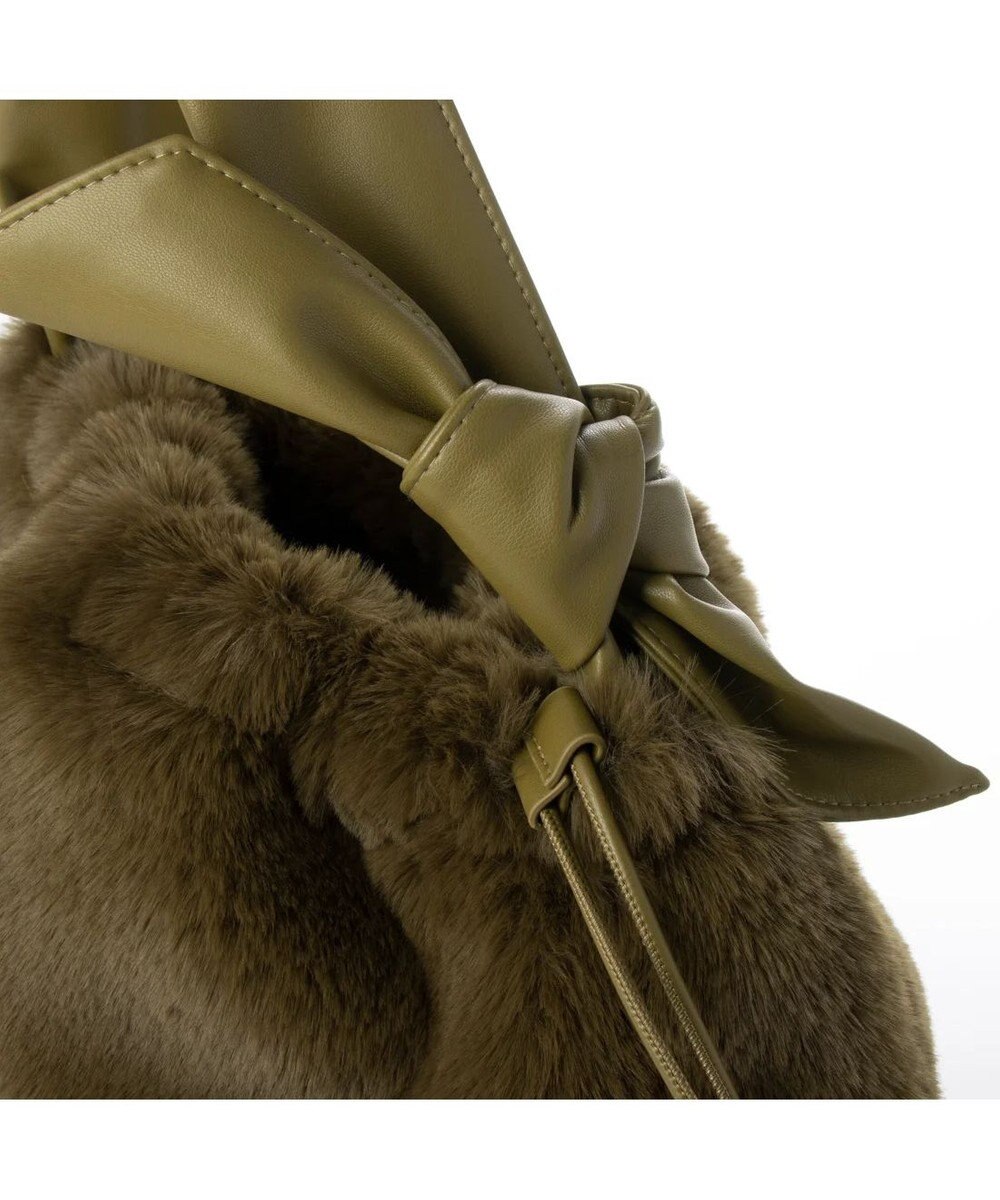 UNBILLION cachecache リボンハンドルエコファードロストバッグ 