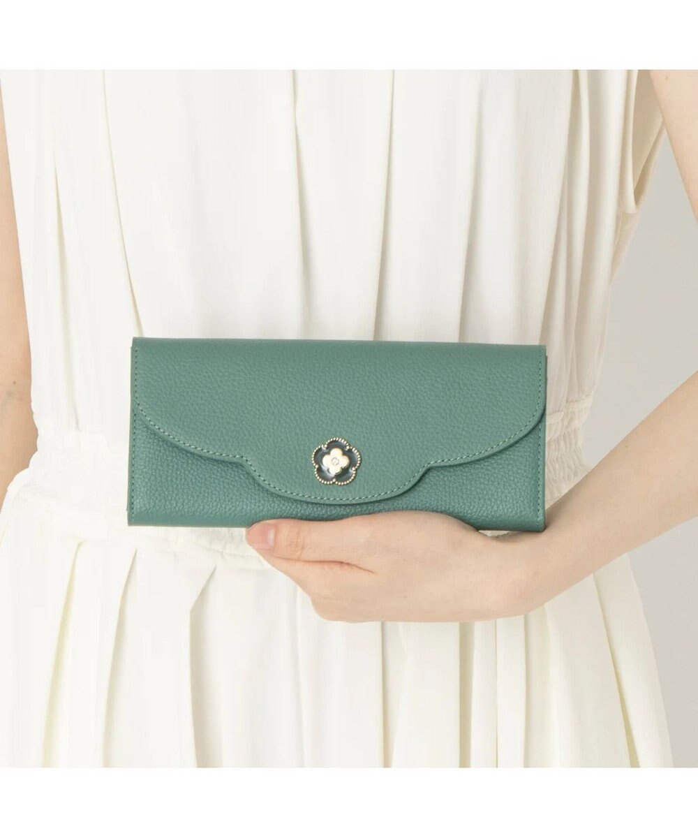 CLATHAS ペルル かぶせ長財布 