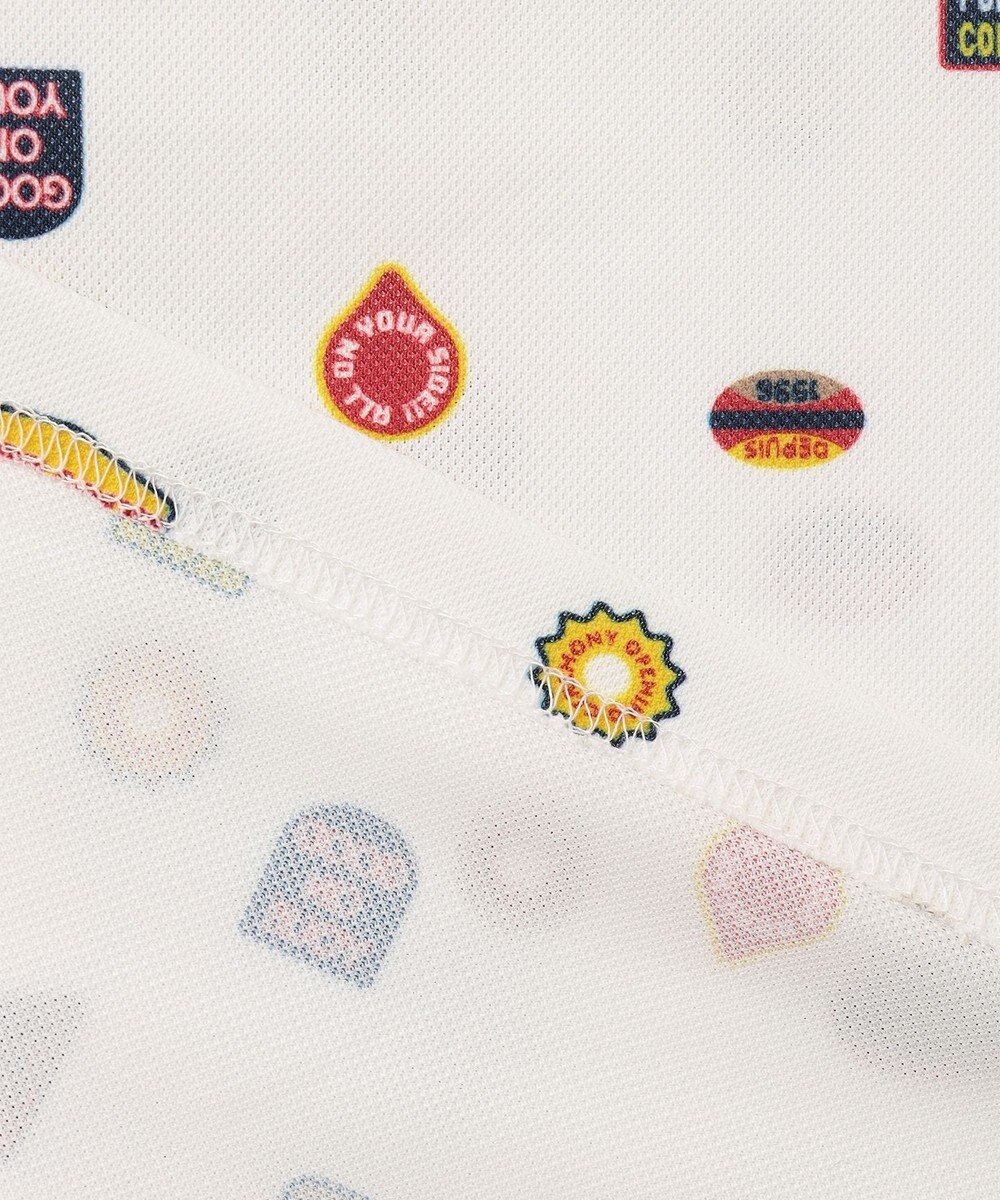 23区GOLF 【MEN】【UVケア/吸水速乾】マルチステッカープリント ポロシャツ 