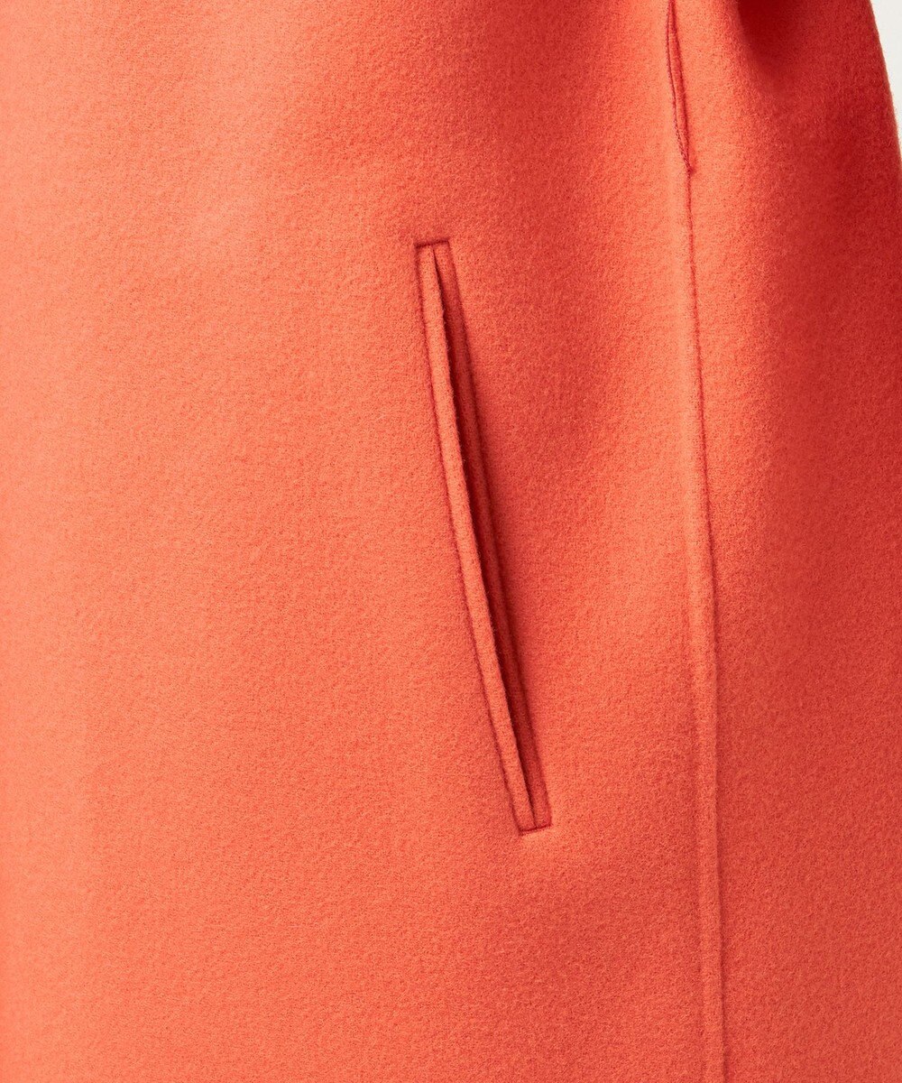 23区 S 【R(アール)】ウールメルトンリバー ロング ラップコート 