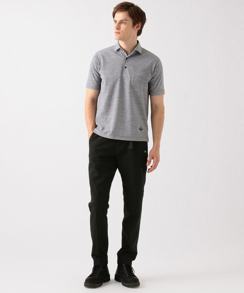 JOSEPH ABBOUD MOUNTAIN クレープドットエアー パンツ 