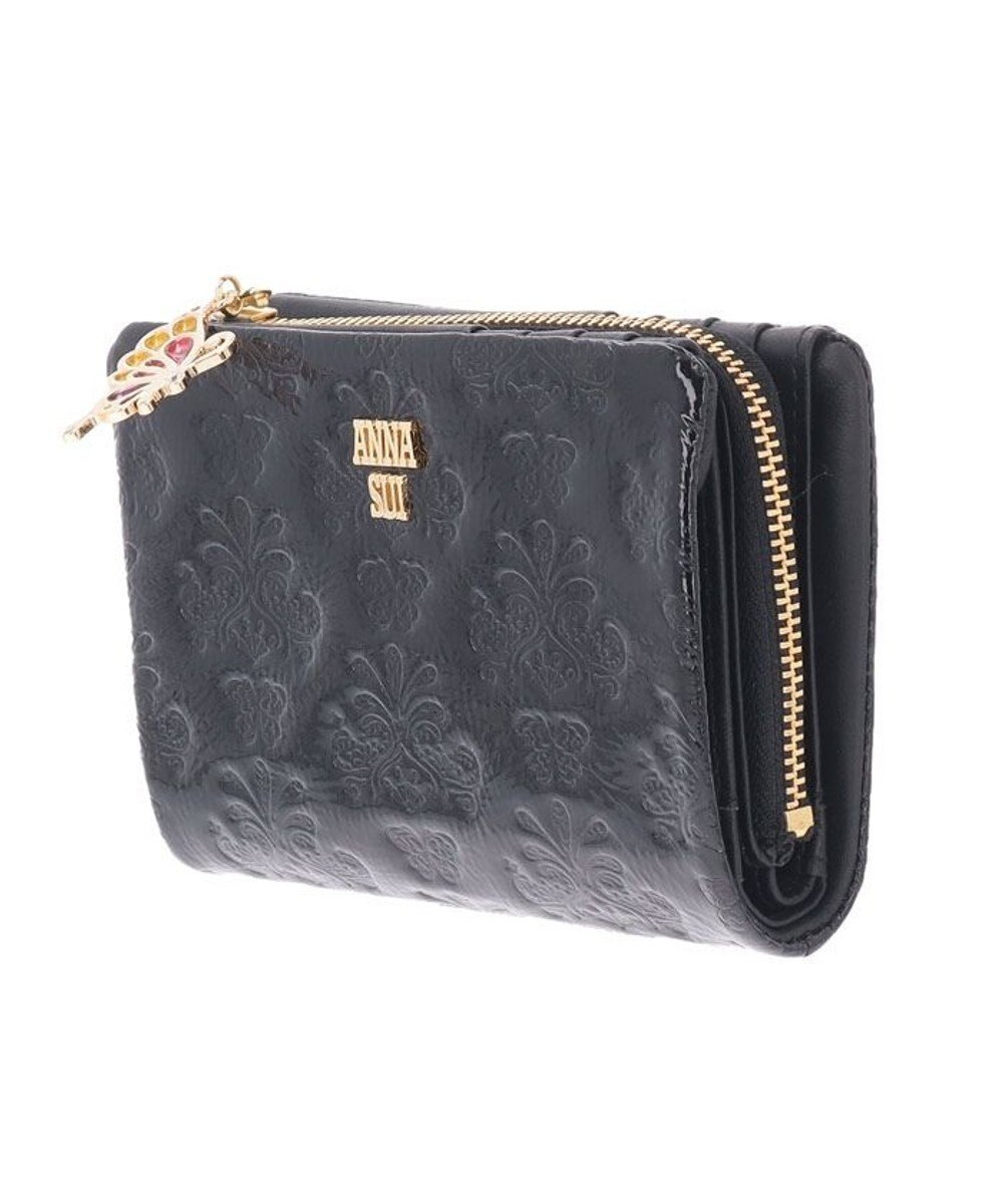 ANNA SUI マープル 内Lファスナー二つ折り財布 