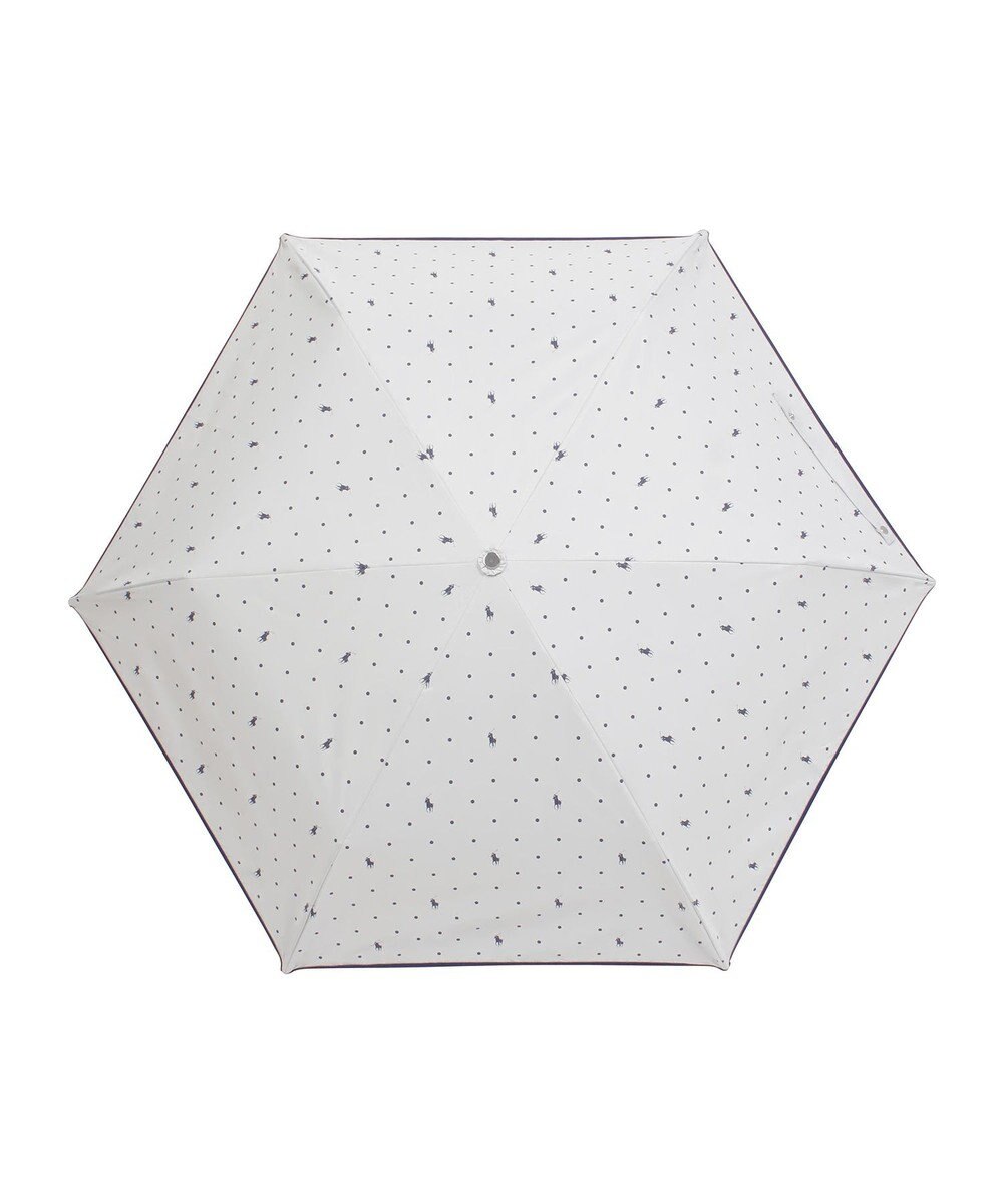 MOONBAT POLO RALPH LAUREN（ポロ ラルフローレン）晴雨兼用日傘 ドット 遮光率100% 遮熱 遮熱 UV 