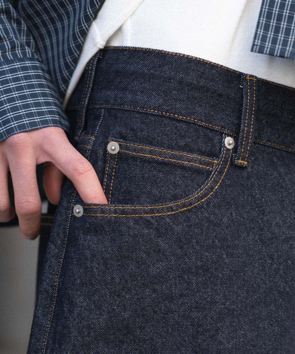 WEGO 【ユニセックス着用ITEM/SMLサイズ展開】スーパーバギーデニムショーツ 