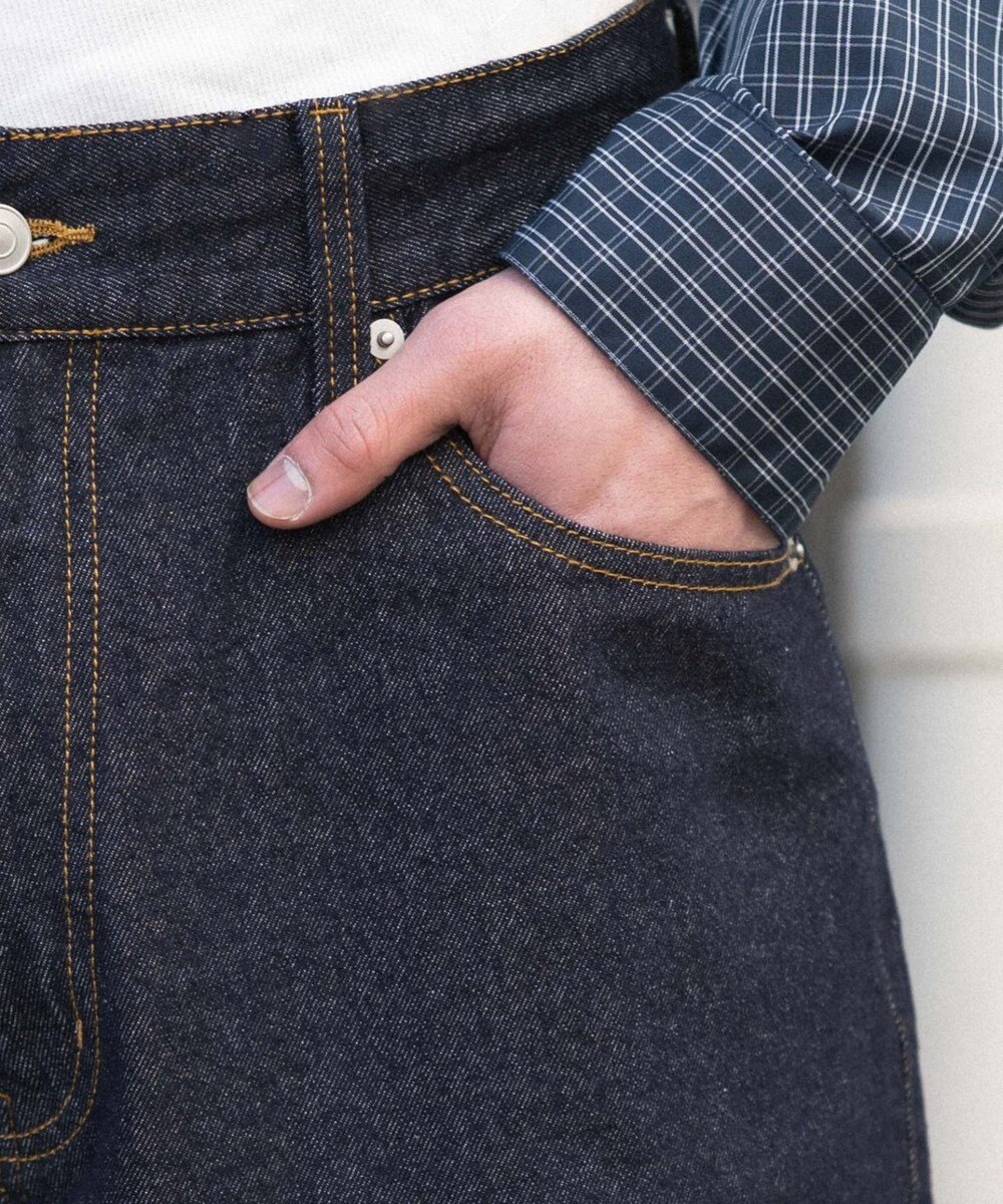 WEGO 【ユニセックス着用ITEM/SMLサイズ展開】スーパーバギーデニムショーツ 