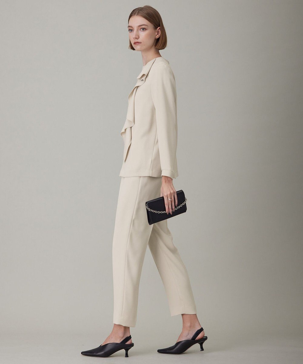 ICB 【洗える】 ライトダブルクロス ドロストパンツ 