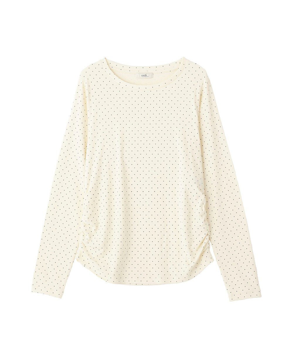 earth music&ecology サイドギャザープルオーバー 