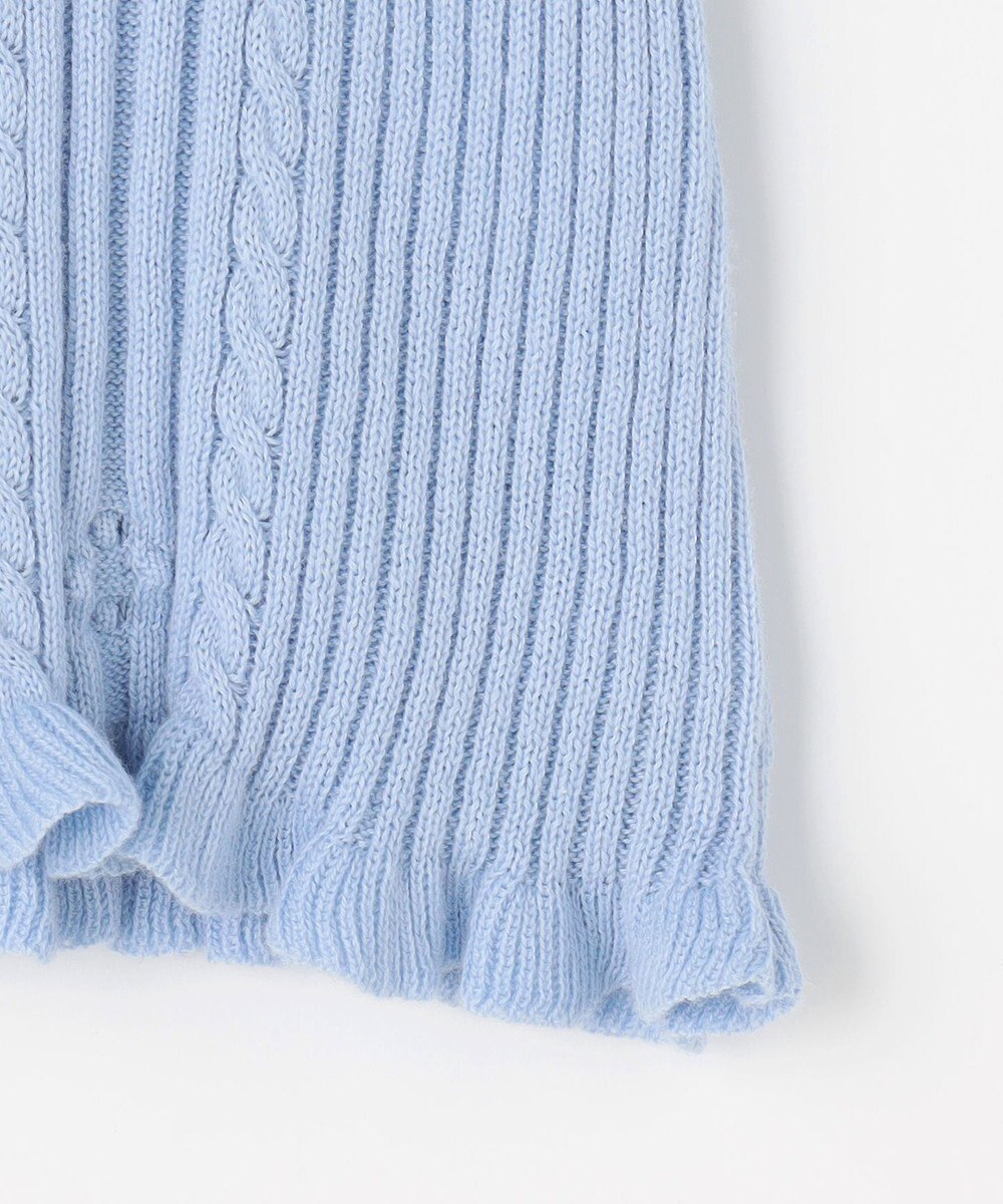 組曲 KIDS 【110-140㎝】フラワードット リブニット 